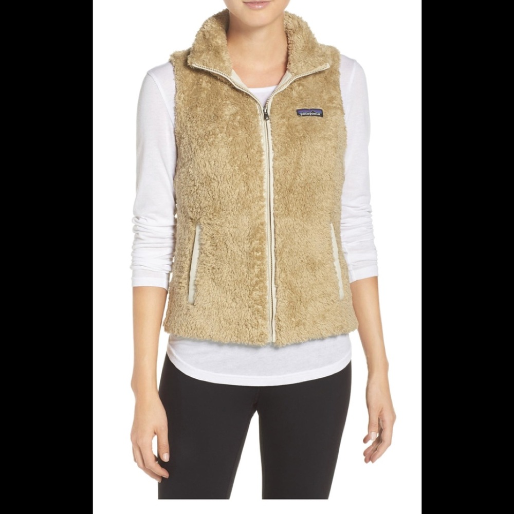 Patagonia Los Gatos el cap khaki fleece vest M